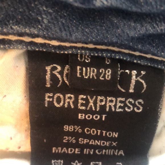 Rerock jeans for Express very good condition US6 EUR28 - Picture 7 of 8